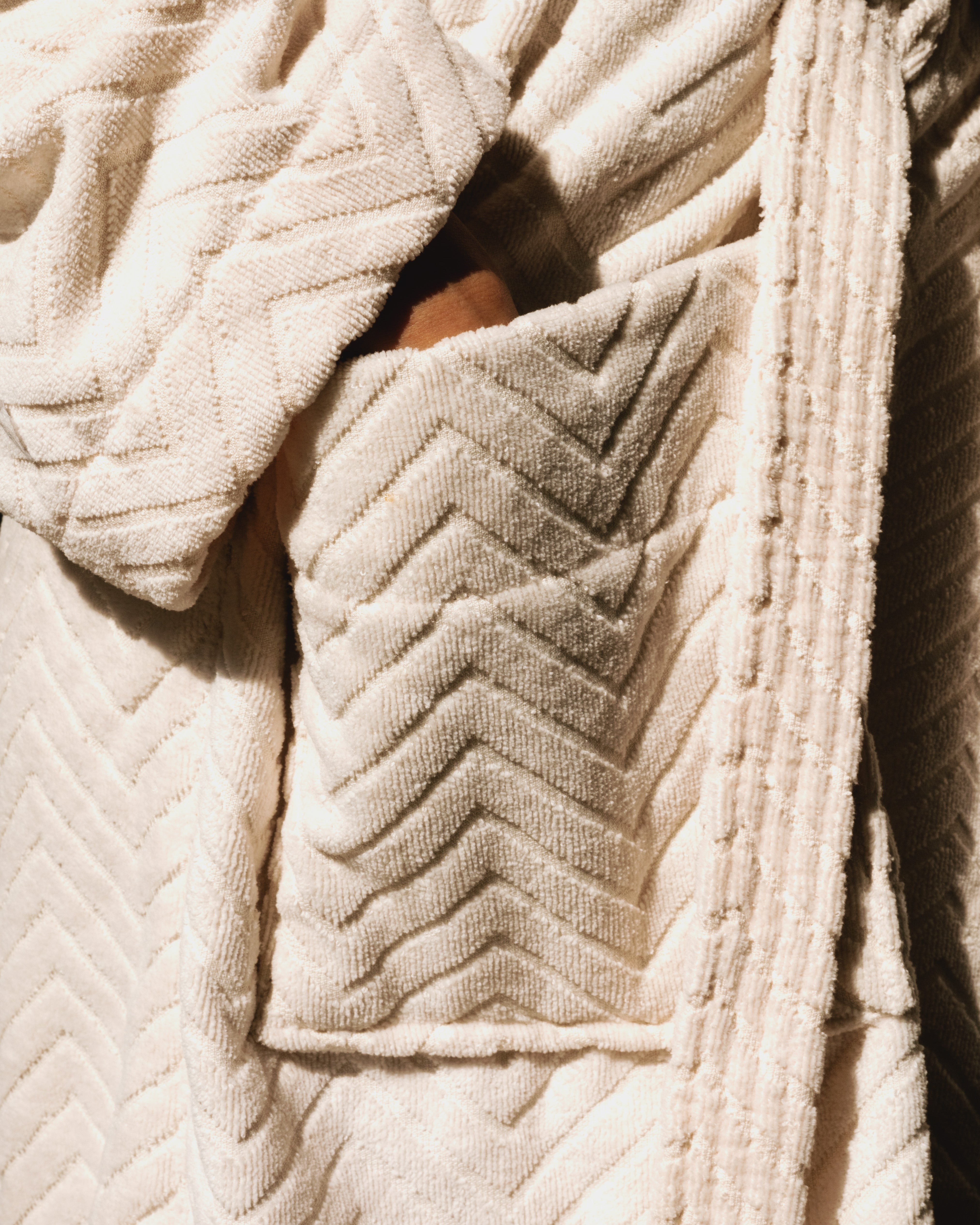 Bathrobe | Velour Egret