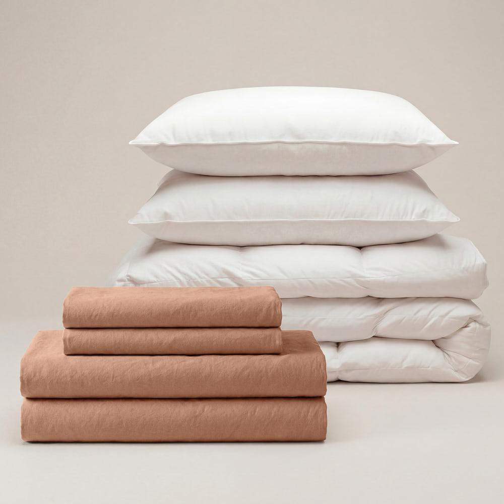 Percale Move-In Bedding Set