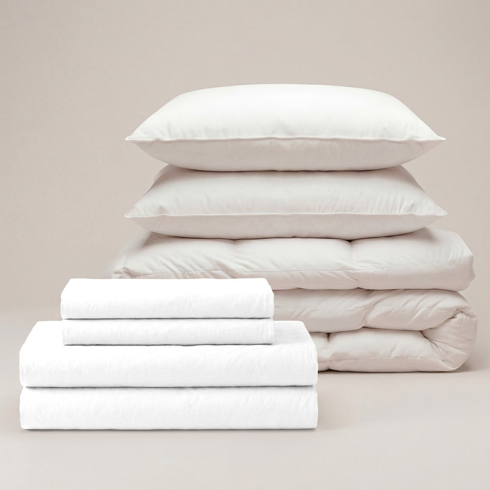 Percale Move-In Bedding Set
