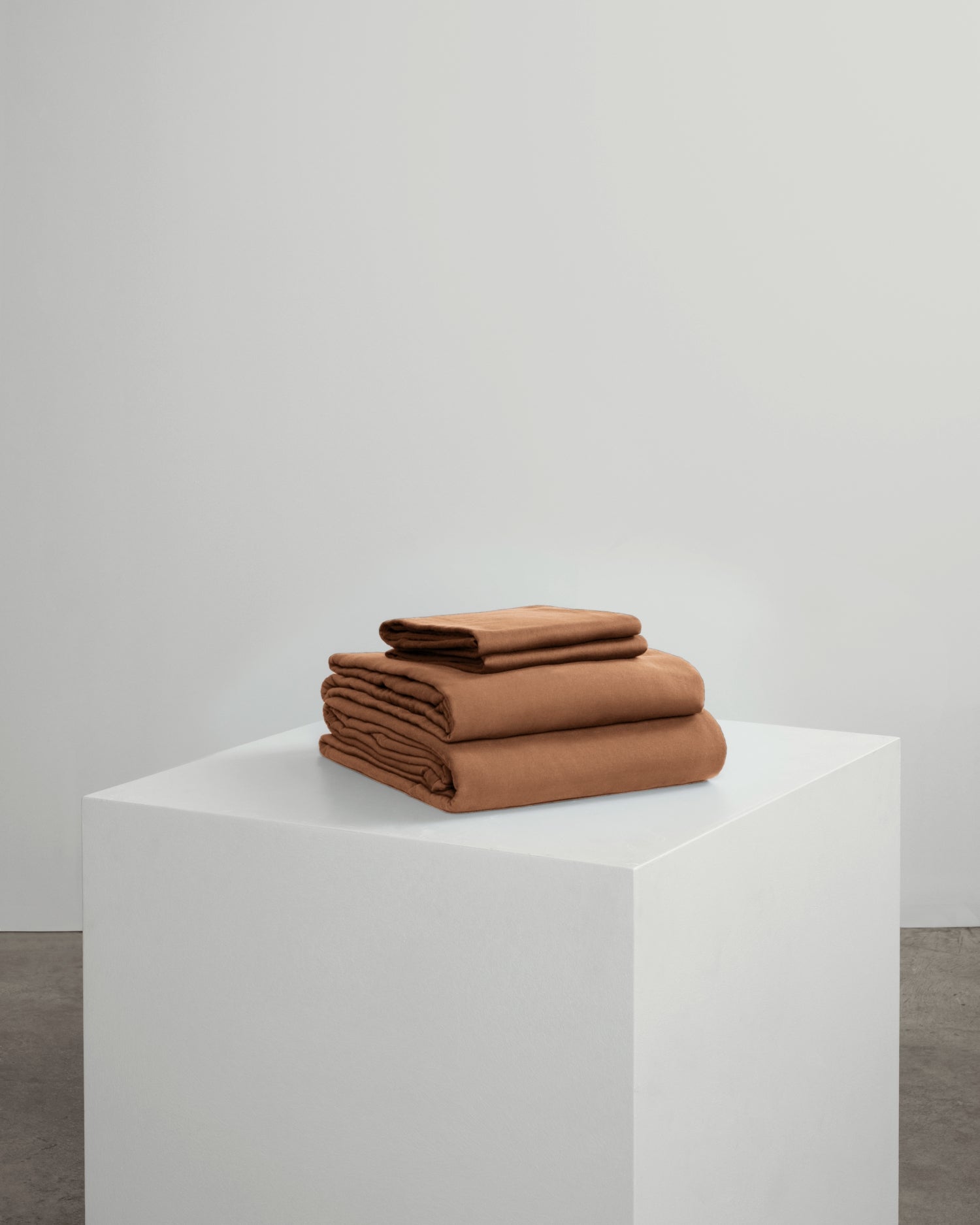 Caramel Brown Bedding Set | Light Brown Cotton Bedding Set | beddable