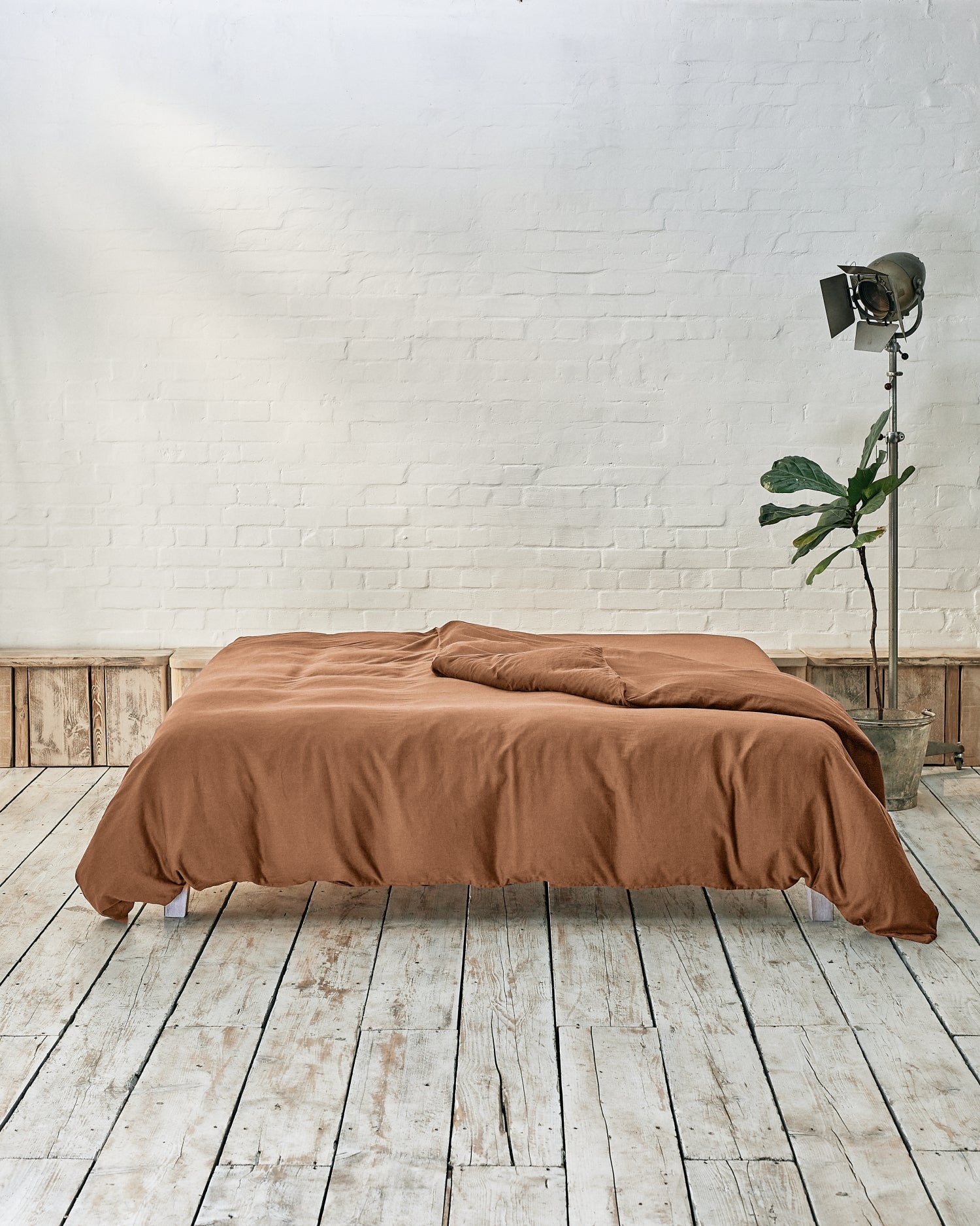 Caramel Brown Duvet Cover | Light Brown Luxury Duvet Covers | beddable