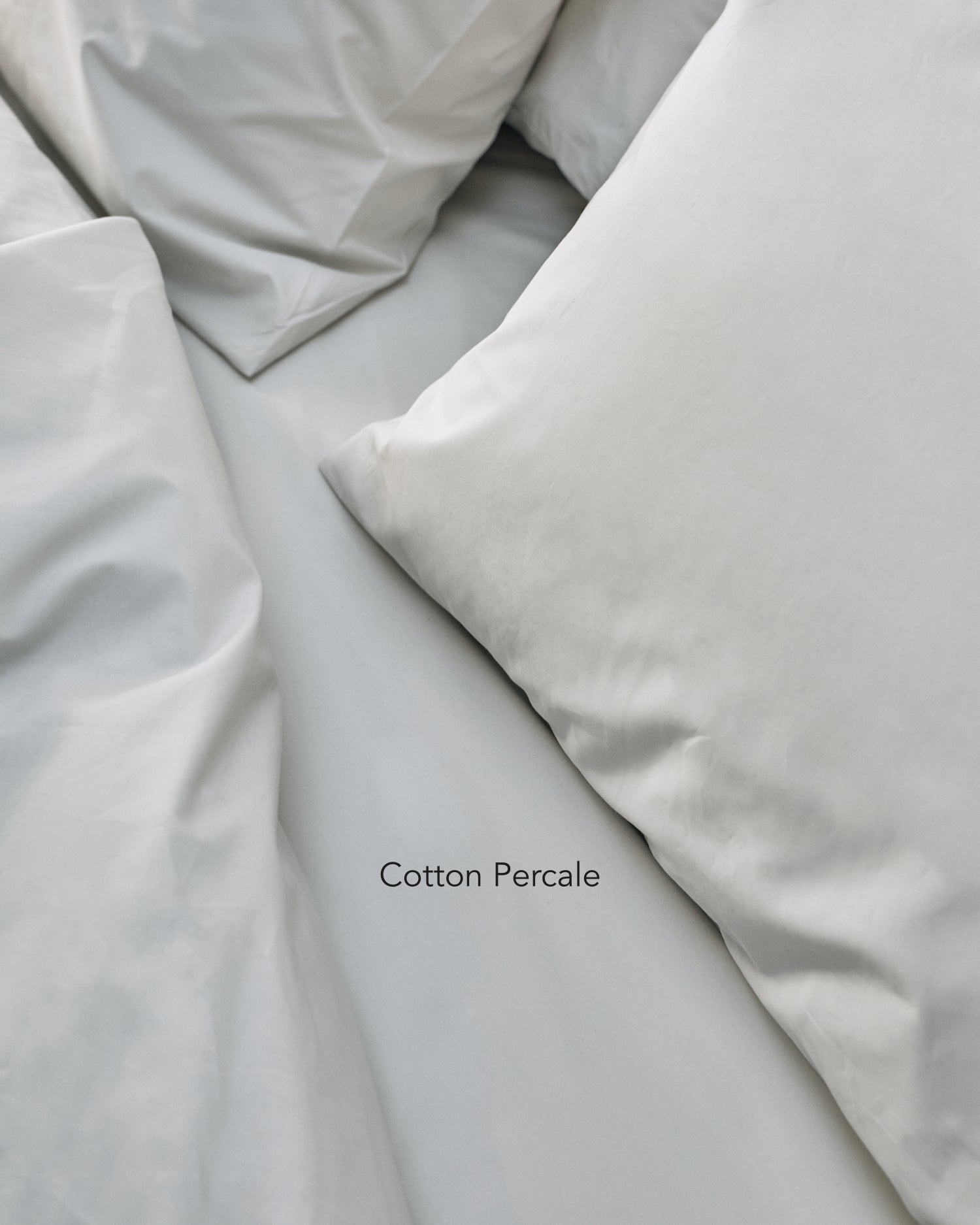 Light Grey Bedding Set (100% Cotton, Plain) | beddable