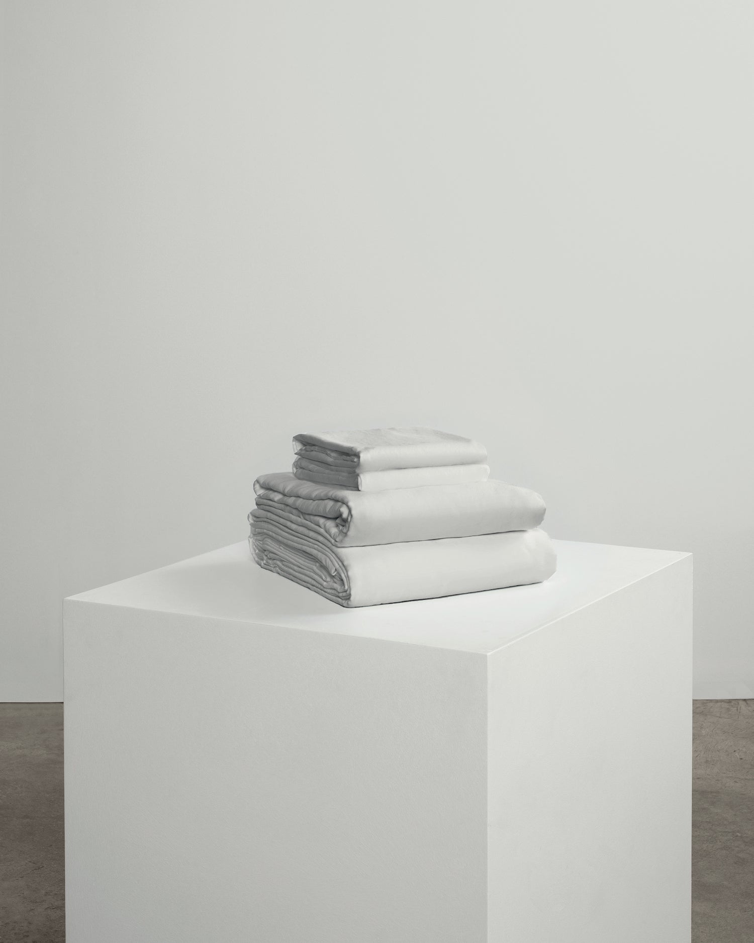 Light Grey Bedding Set (100% Cotton, Plain) | beddable