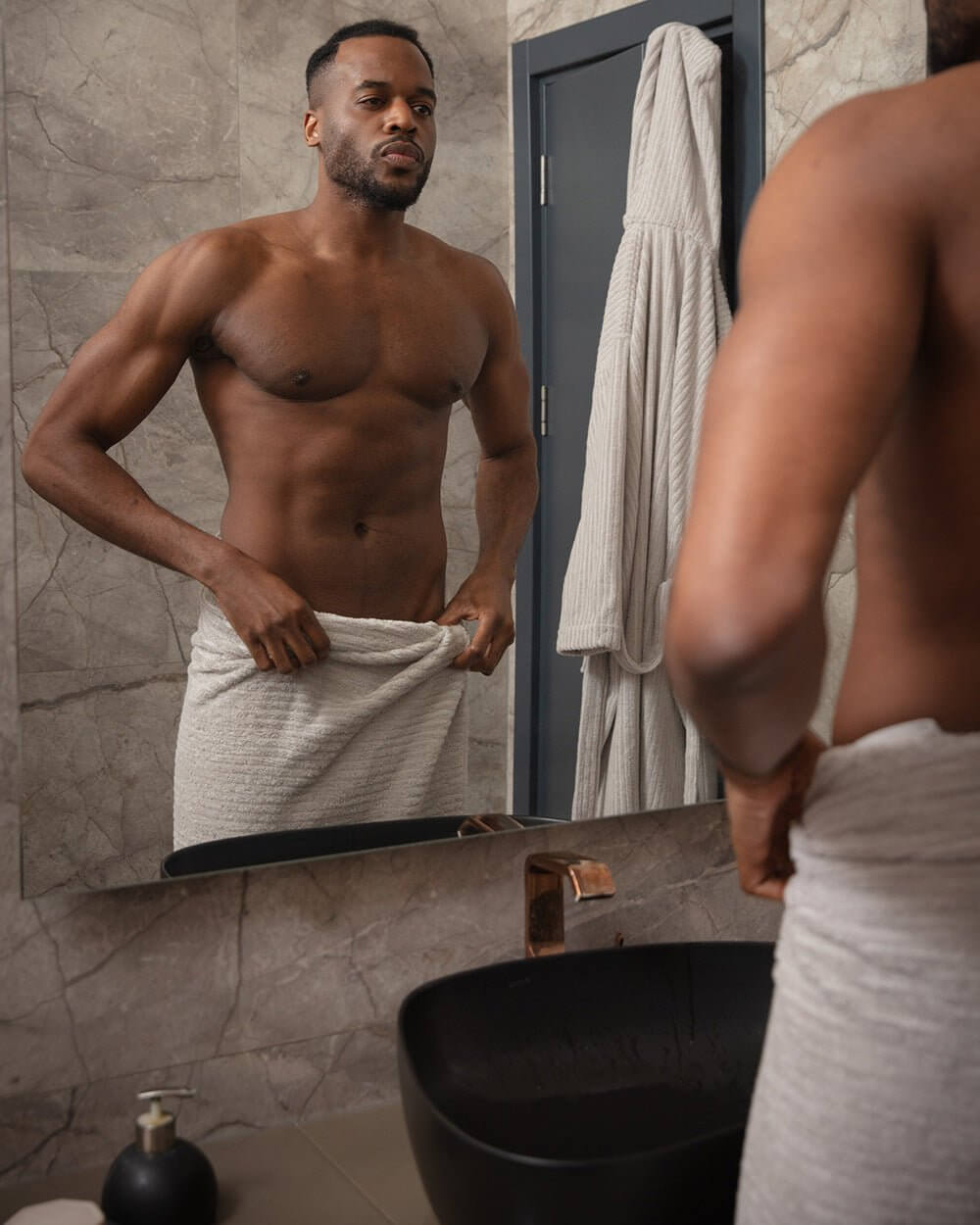 Light Grey Towel Set | Hand Woven 100% Cotton Towels | beddable