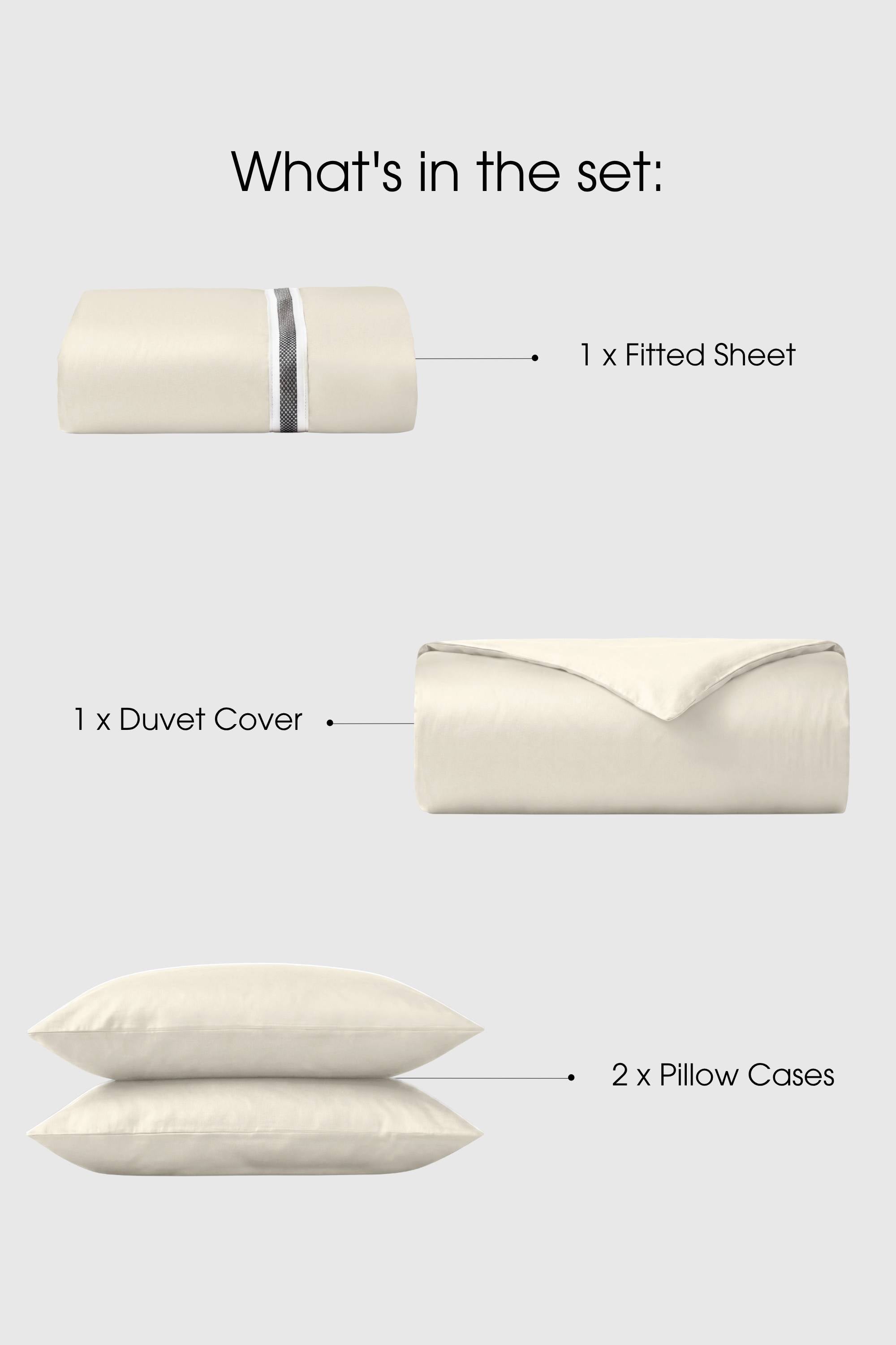 Sateen Bedding Set – 100% Cotton | Bedable - Bedding