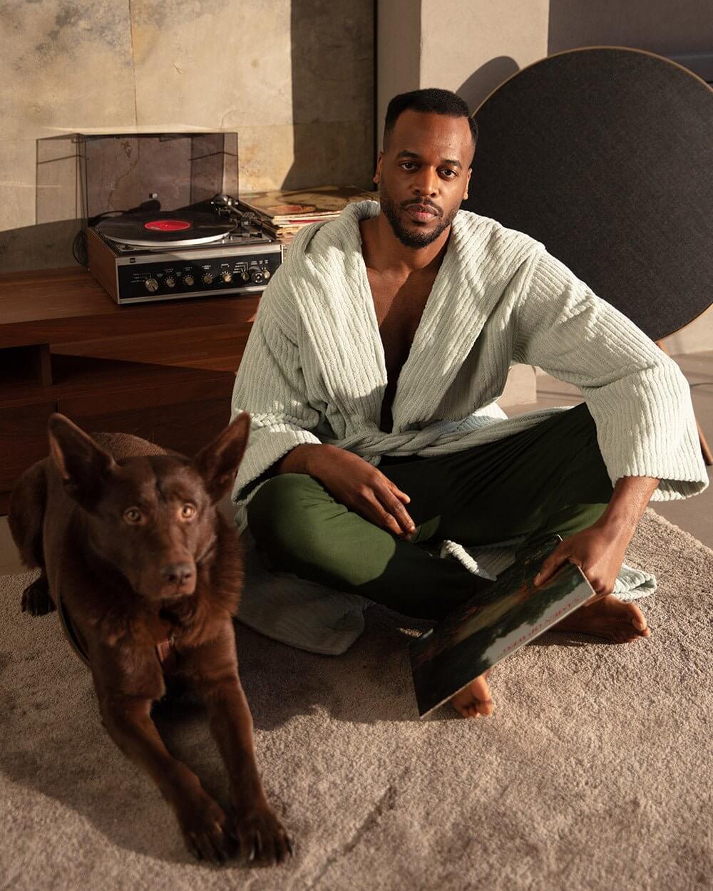 Sage Green Bathrobe | Hand Woven 100% Cotton Bathrobes | beddable