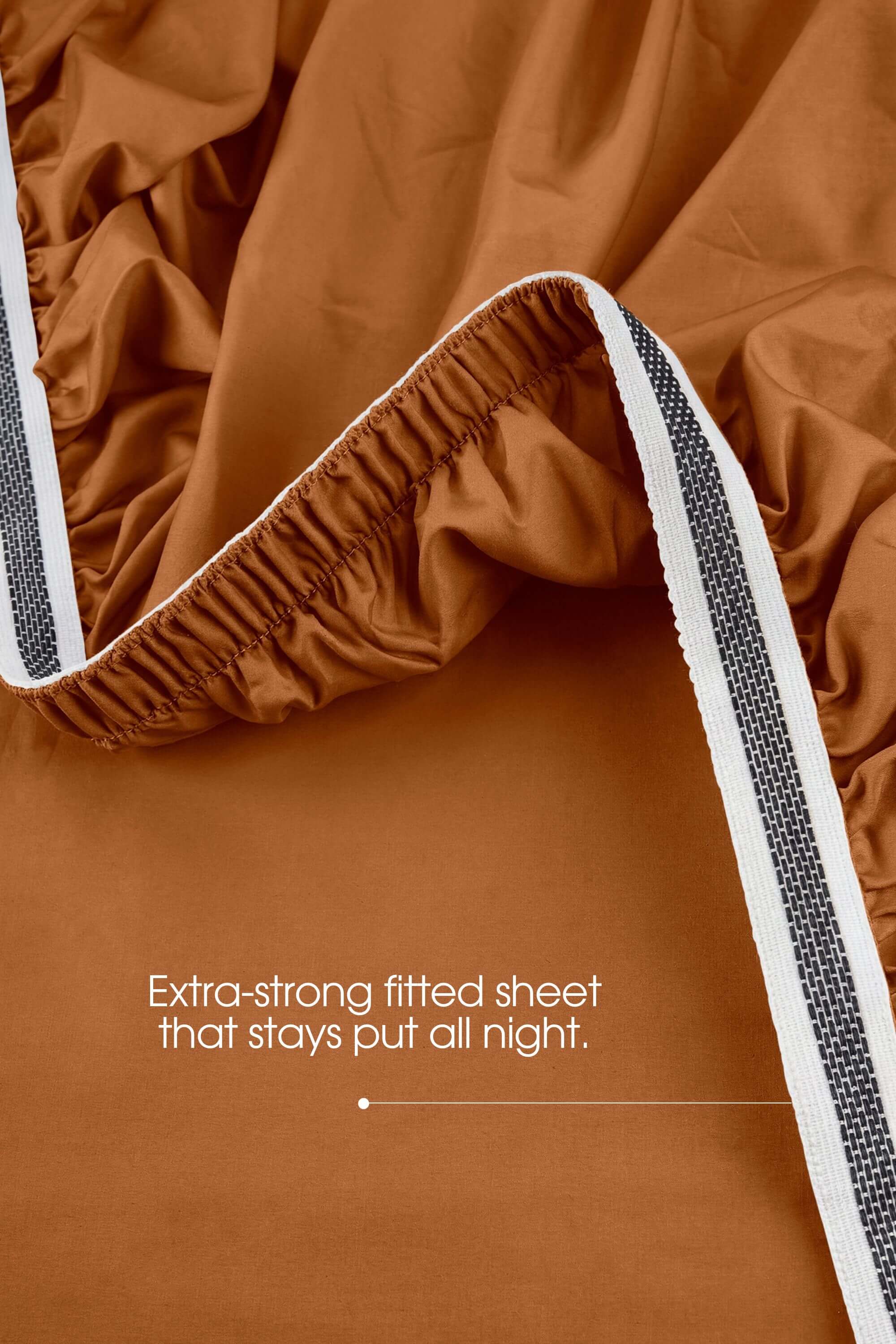 Sateen Deep Fitted Sheet – Silky 100% Cotton | Bedable - Bed Sheets