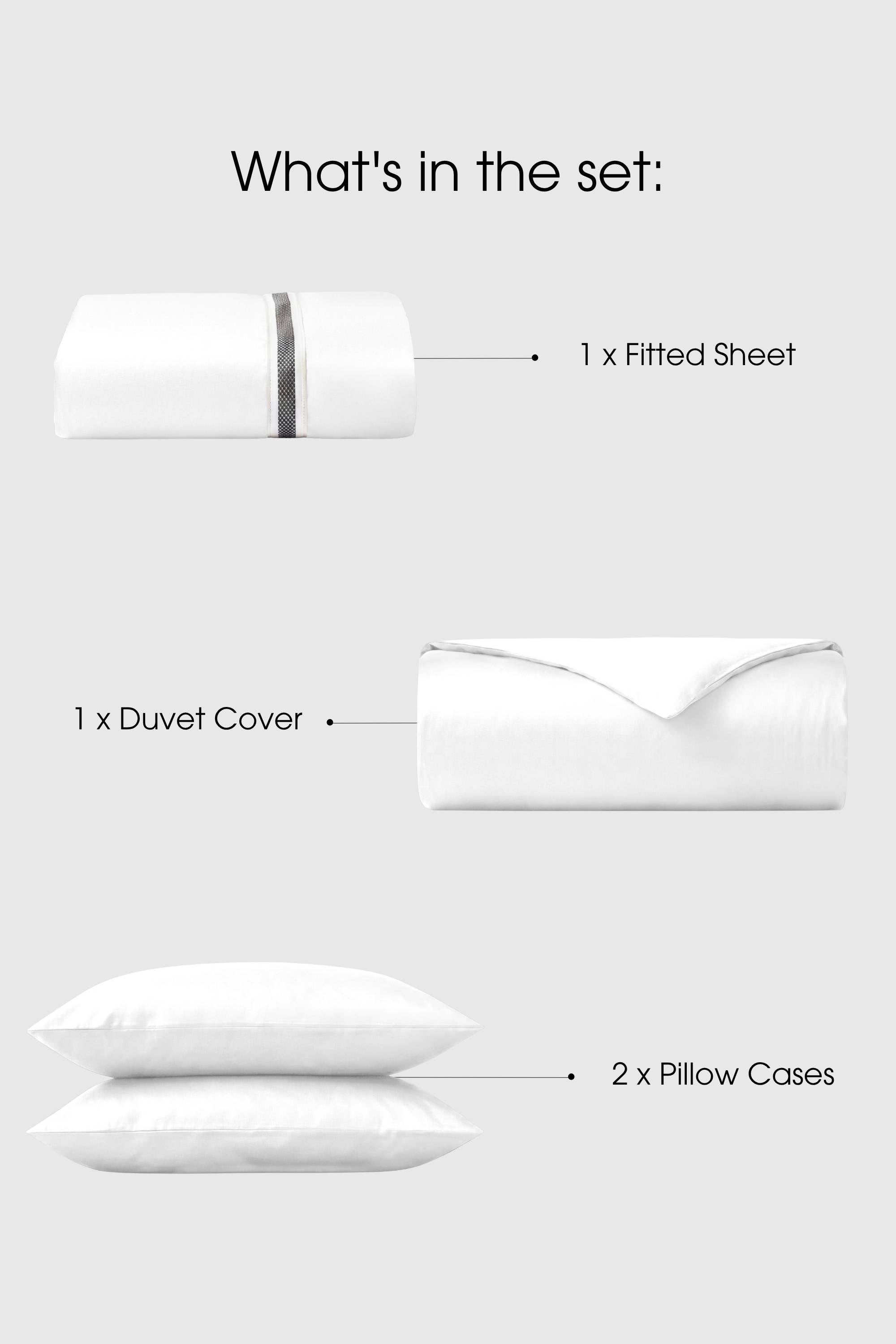 Sateen Bedding Set – 100% Cotton | Bedable - Bedding