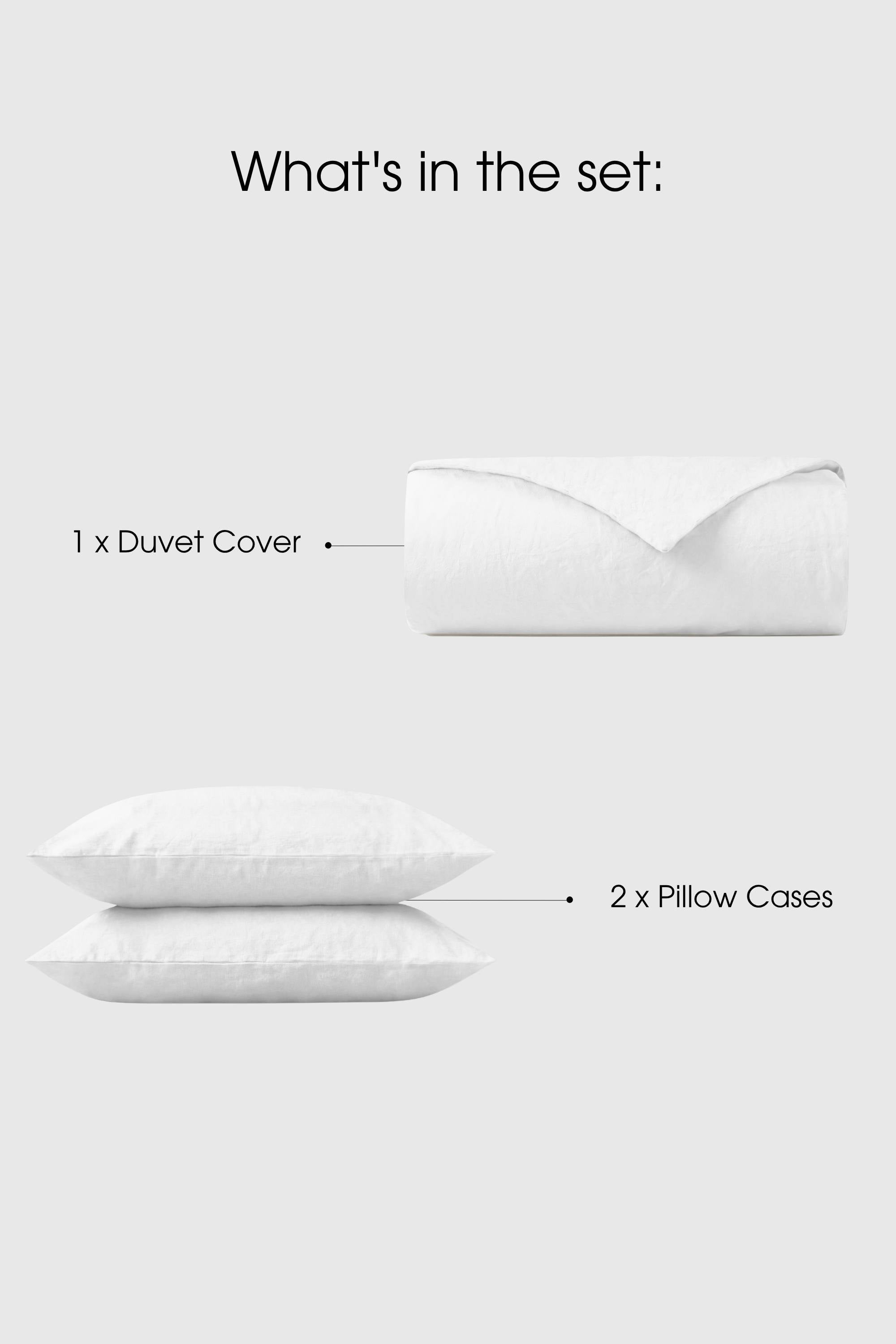 Sateen Duvet Cover Set – Silky 100% Cotton | Bedable - Bedding