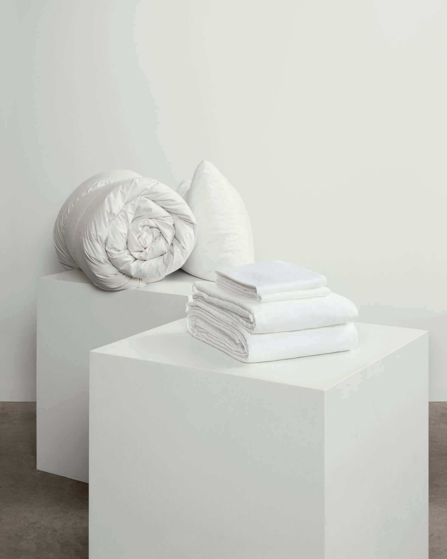 White Bedding Set with Duvet & Pillows | beddable