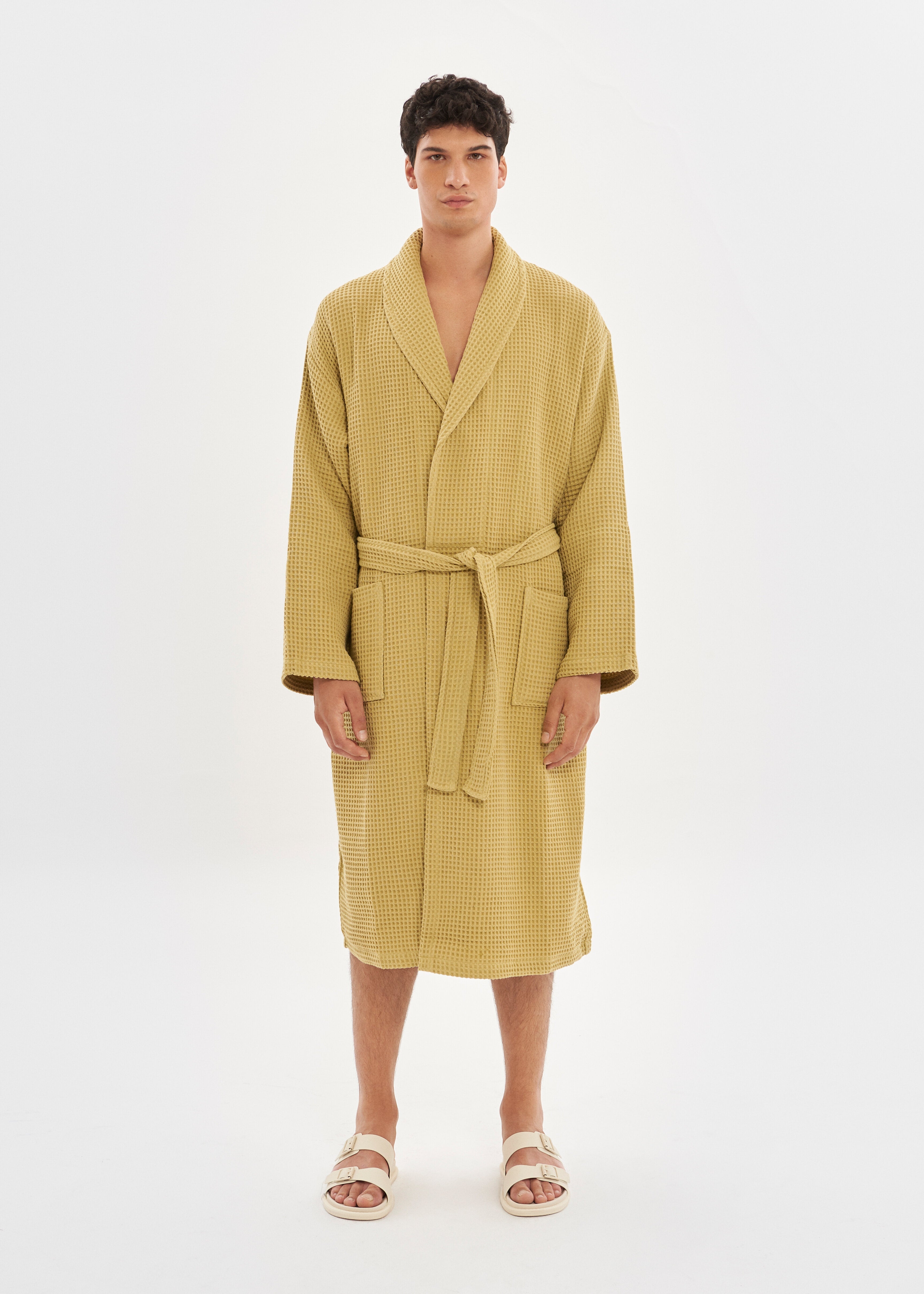 Bathrobe | Waffle Mustard
