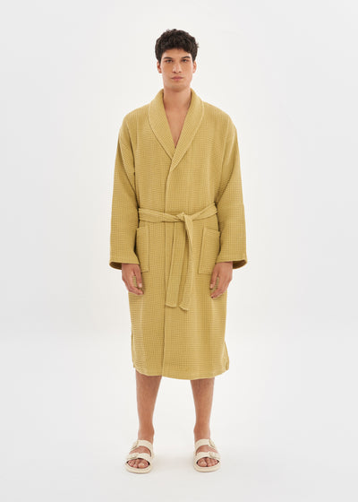 Bathrobe | Waffle Mustard