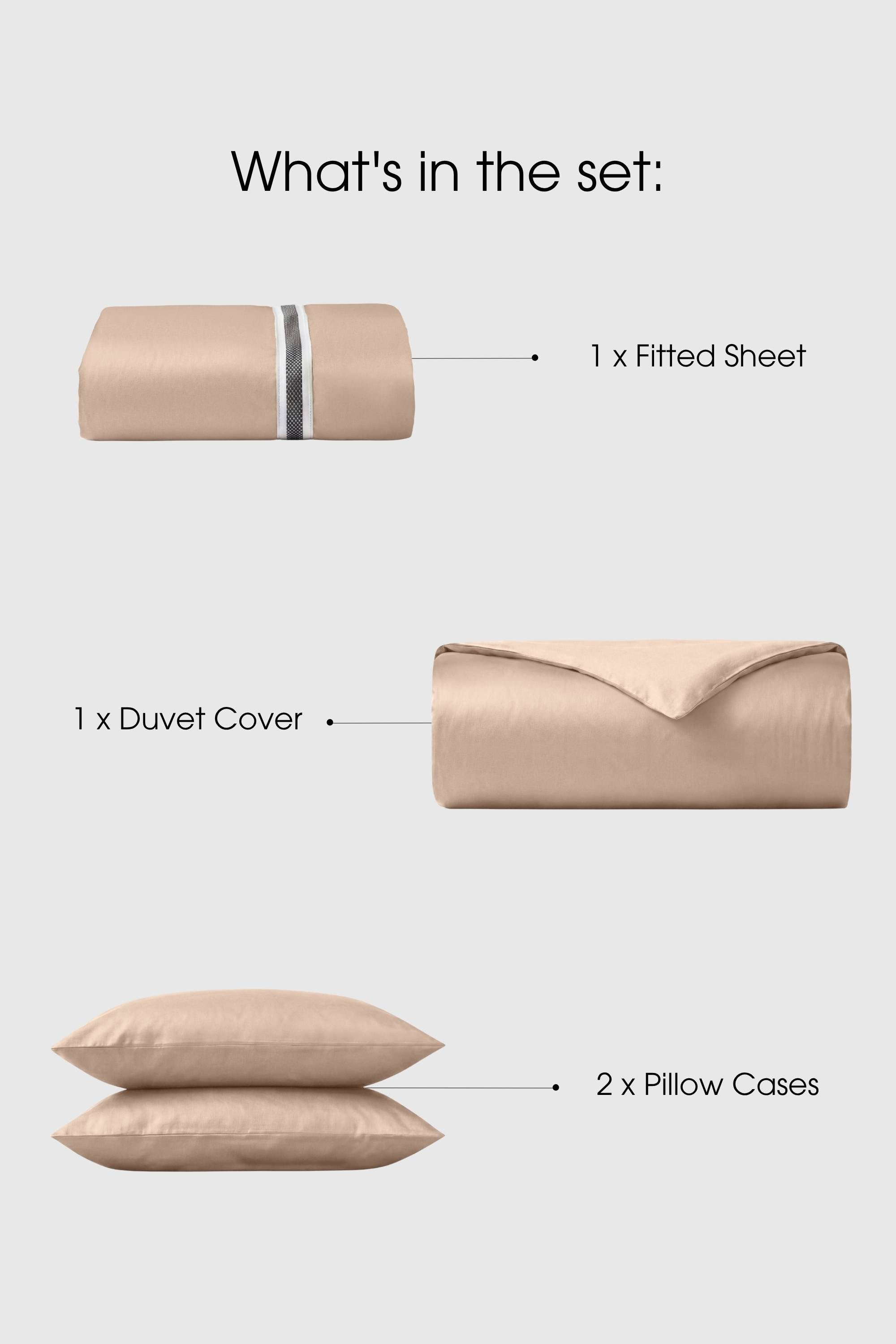 Sateen Bedding Set – 100% Cotton | Bedable - Bedding