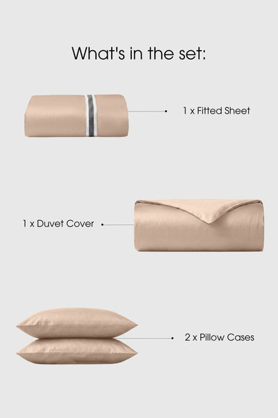 Sateen Bedding Set – 100% Cotton | Bedable - Bedding