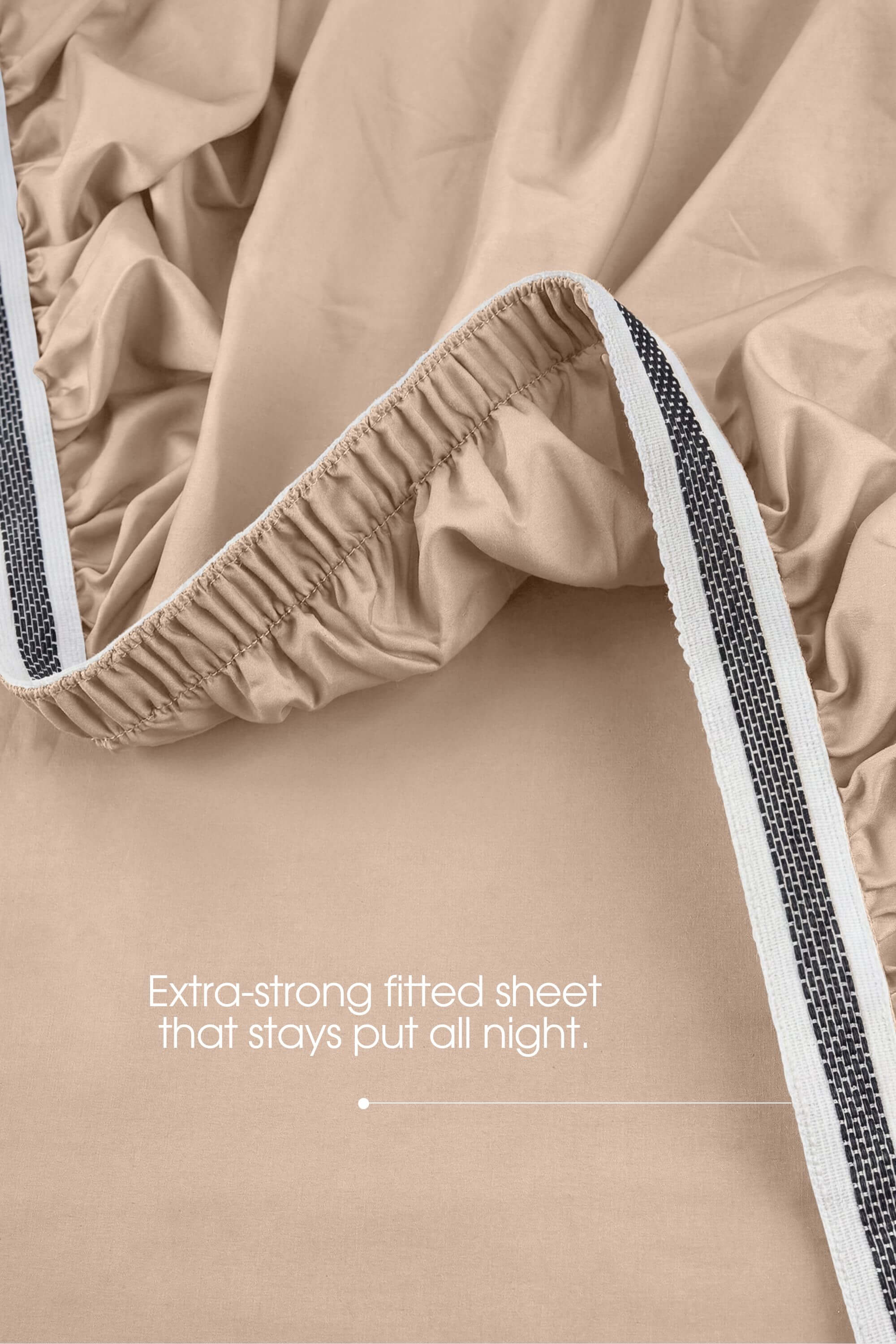 Sateen Deep Fitted Sheet – Silky 100% Cotton | Bedable - Bed Sheets