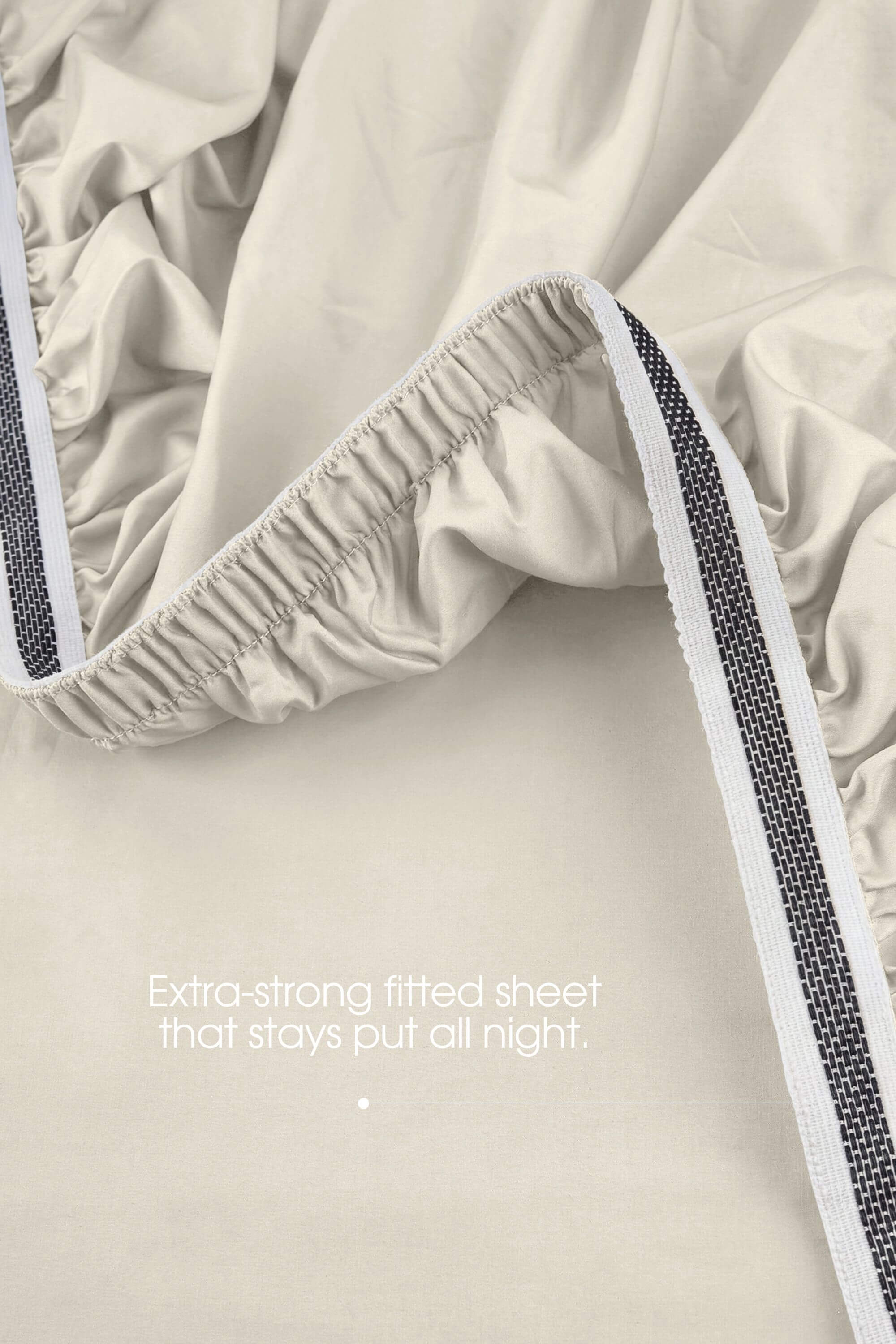 Sateen Deep Fitted Sheet – Silky 100% Cotton | Bedable - Bed Sheets