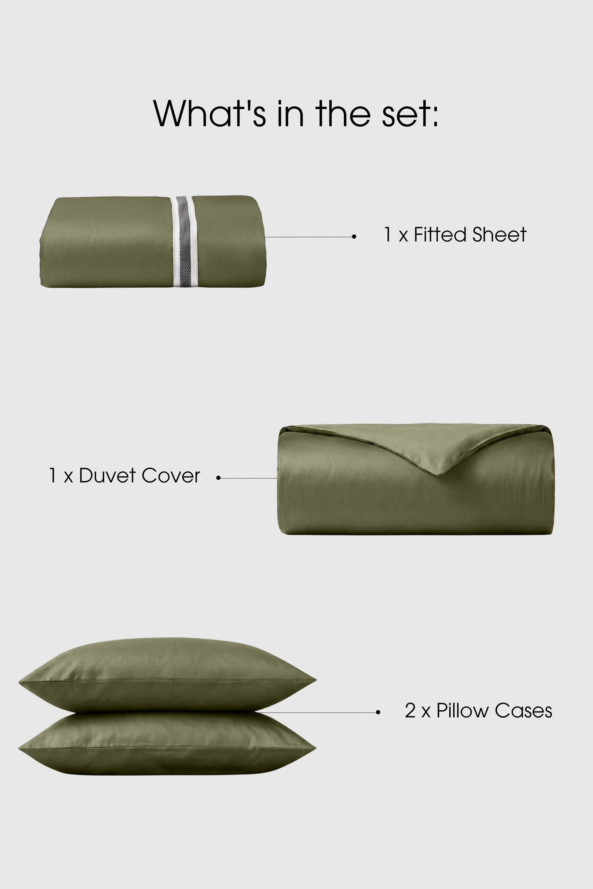 Sateen Bedding Set – 100% Cotton | Bedable - Bedding
