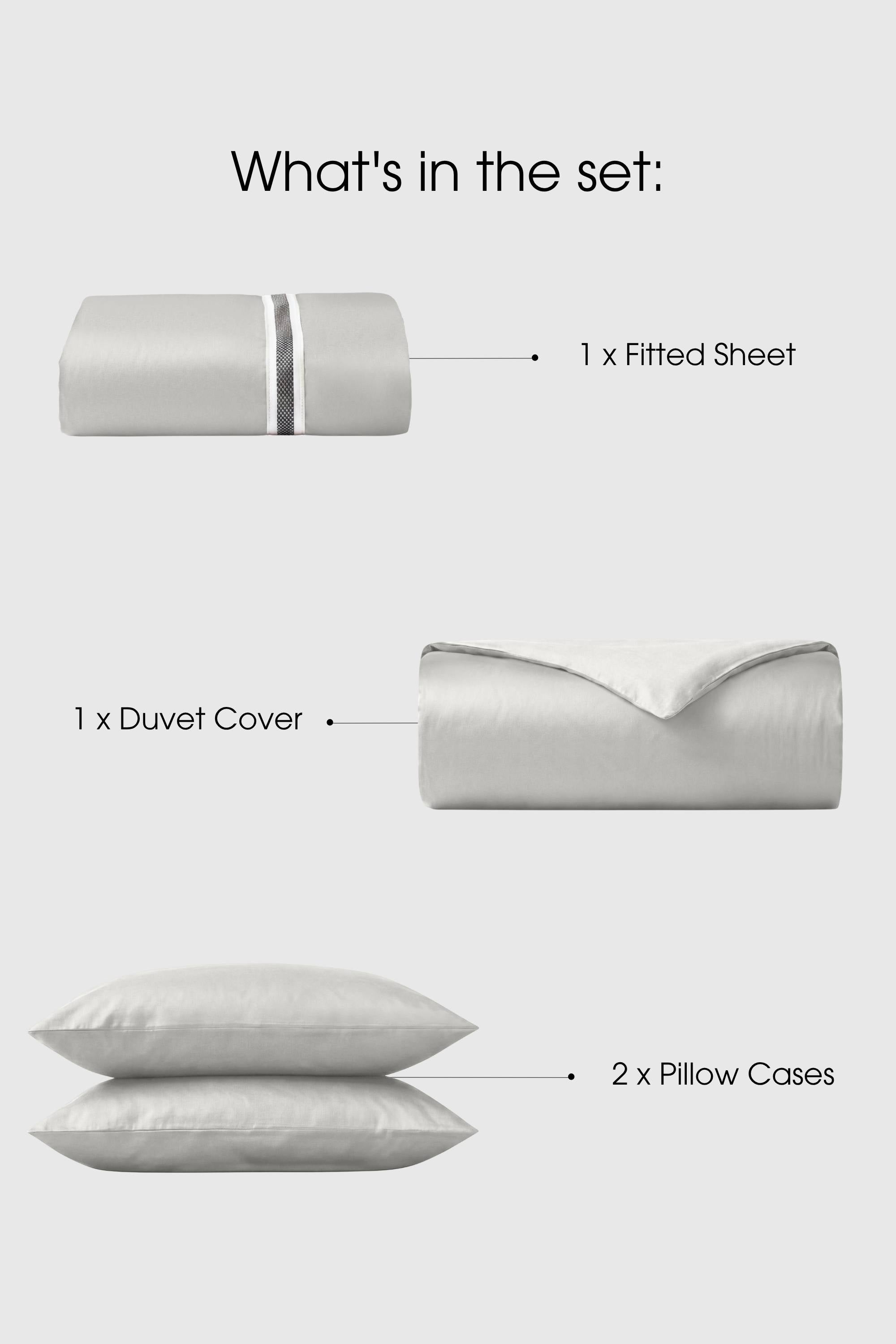 Sateen Bedding Set – 100% Cotton | Bedable - Bedding