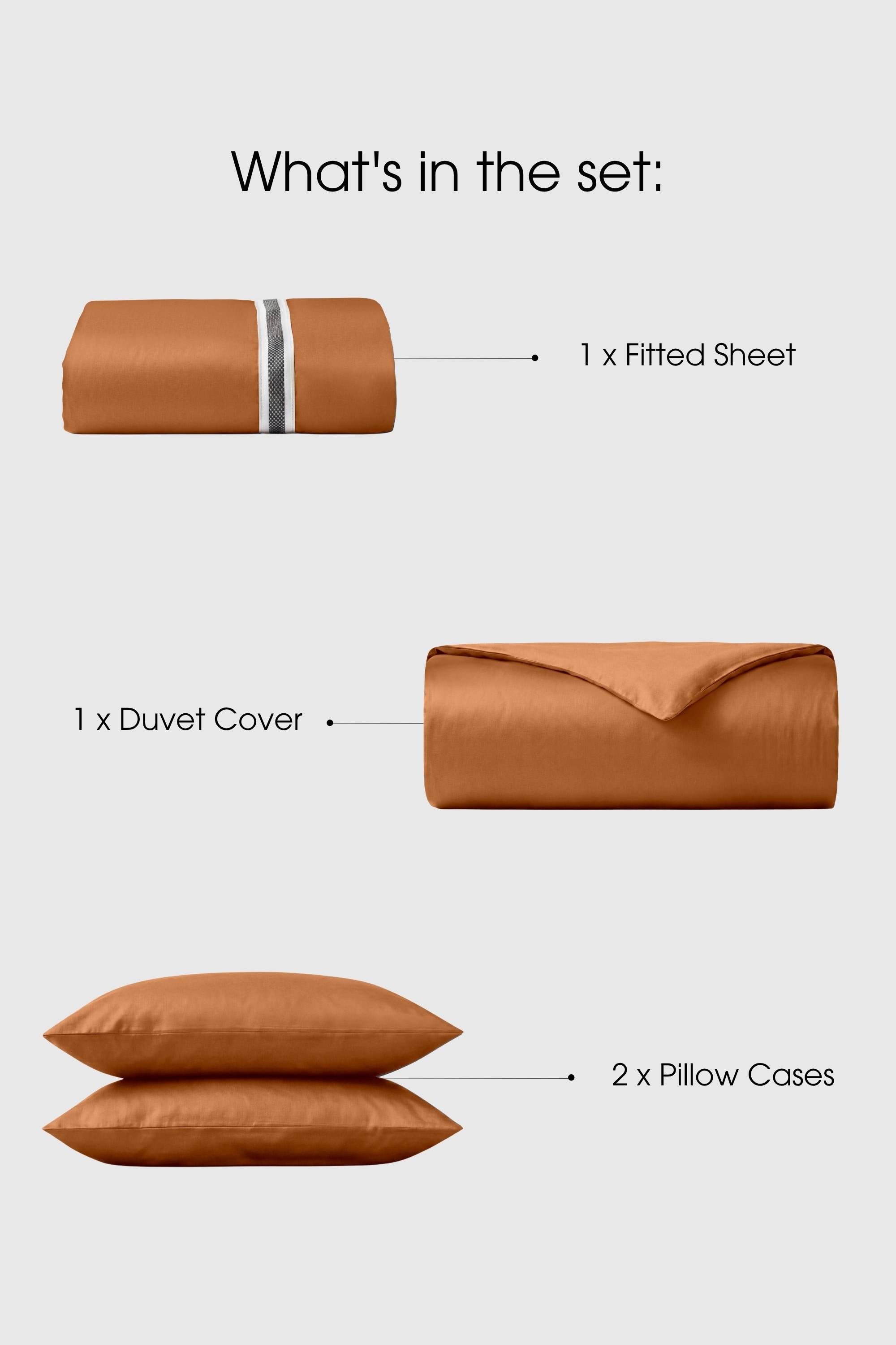 Sateen Bedding Set – 100% Cotton | Bedable - Bedding