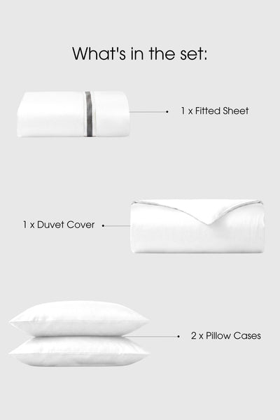 Sateen Bedding Set – 100% Cotton | Bedable - Bedding