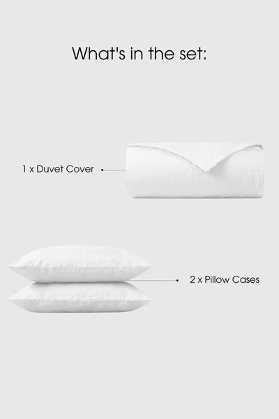 Sateen Duvet Cover Set – Silky 100% Cotton | Bedable - Bedding